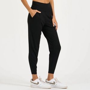 Vuori Lux Harem Pants - Black, Size Small
